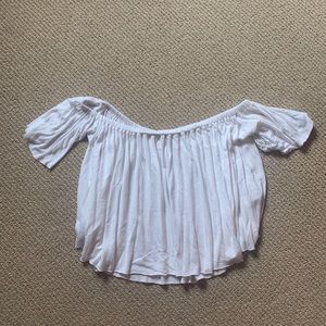 Truly madly deeply-Lola off the shoulder top white